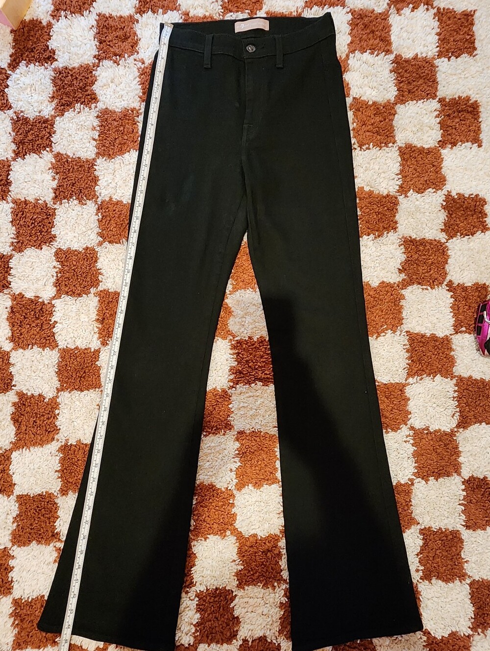 7 For All Mankind LISHA In Slim Illusion - Color Solo Night (Black)